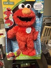 Sesame Street Tickle Me Elmo Plush Doll: 13.5", Laughs, Wiggles, & Giggles (New)