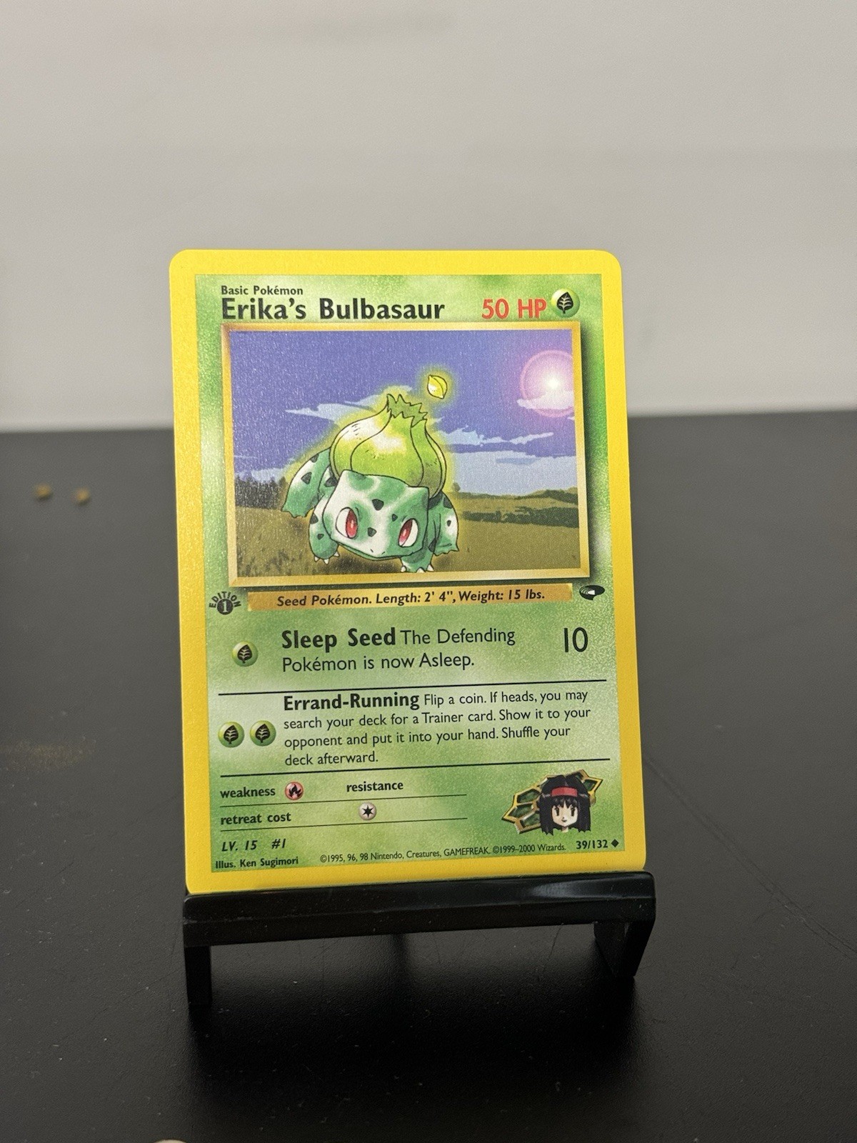 Erika's Bulbasaur 39/132 Gym Challenge 1st Edition Regular Uncommon