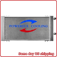 Universal Aluminum Radiator Liquid Heat Exchanger Air to Water Intercooler 2Rows