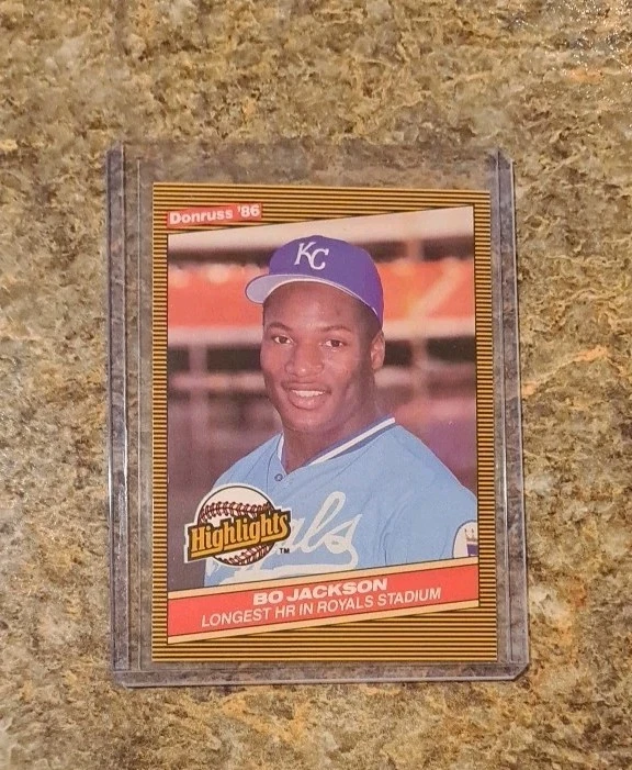 (7) Tarjeta de novato Bo Jackson 1987 Fleer RC Topps 1986 Donruss 1988 Score 1990 Pro Foto 4 de 4