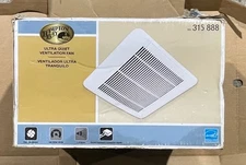 Hampton Bay Signature 140 CFM Bathroom Exhaust Fan Ultra Quiet New Open Box Read