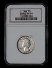 1964 Washington Quarter. NGC Cameo PF 68. Philadelphia Mint. Silver. KM-164.