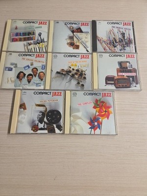 8 CDs Compact Jazz Sammlung Ella Fitzgerald Oscar Peterson Erroll Garner