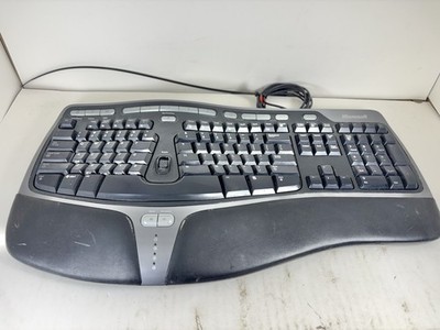 Microsoft Natural Ergonomic Keyboard 4000 USB Wired Tested Working Clean