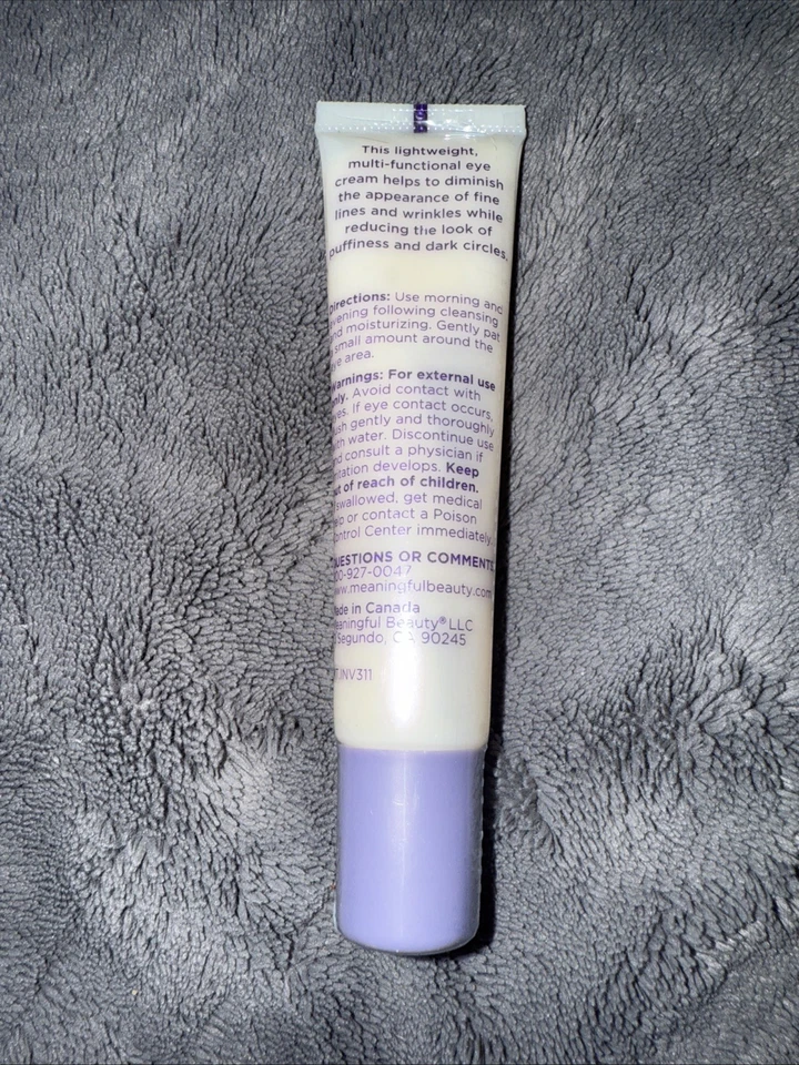Crema de ojos Leaningful Beauty Lifting avanzada 0,5 oz Cindy Crawford nueva/sellada Foto 2 de 2