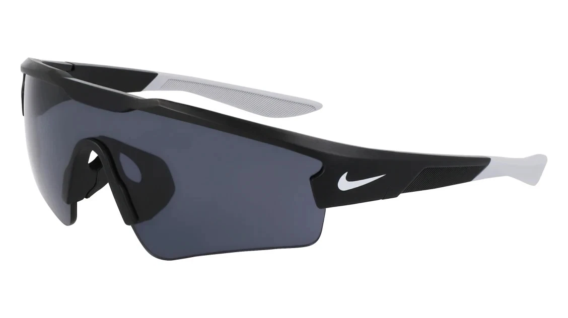 Neue Nike EV24005 010 Sonnenbrille mattschwarz & grau UMHANG für Jugendliche mit grauen Gläsern
