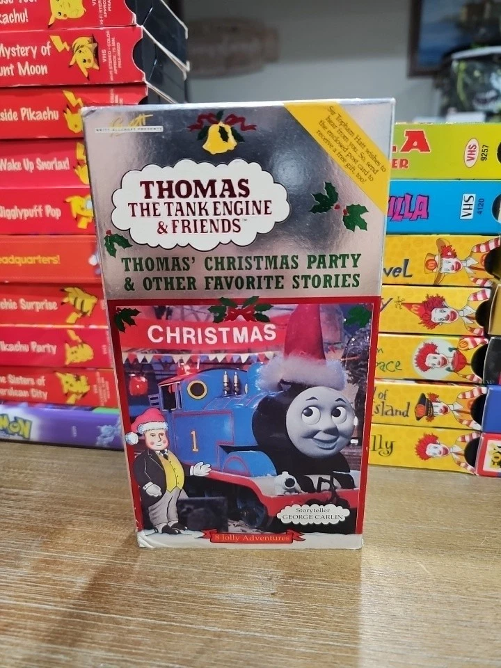 Thomas the Tank Engine Friends Christmas Party's tory Teller George Carlin VHS - Image 3 of 4