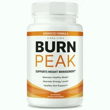 Burn Peak for Advanced Weight Loss, BurnPeak Fat-Burner Formula 60 ct