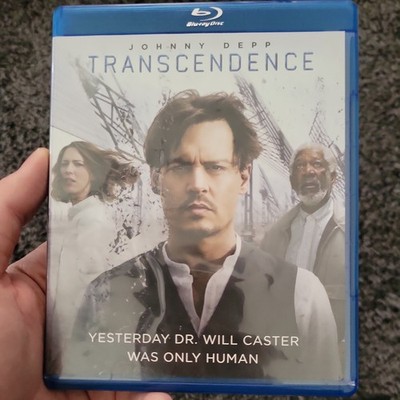 TRANSCENDENCE - (Blu-ray , 2014) - Johnny Depp, Morgan Freeman