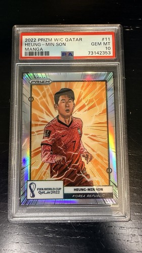 2022 Panini Prizm World Cup Manga Heung Min Son #11 card
