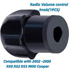 Radio Volume Control Knob 1pcs Fits 2002-2006 R505253 Mini Cooper 65129127000