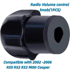 Radio Volume control knob 1PCS Fits 2002-2006 R50/52/53 MINI Cooper #65129127000