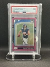 Panini 2024 Caleb Williams Pink Prizm PSA 9 #201 Chicago Bears Football