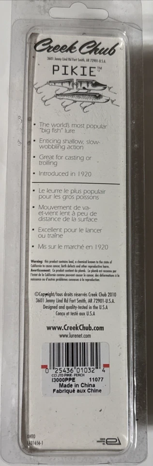 Percha Pikie articulada Creek Chub de colección Foto 4 de 4