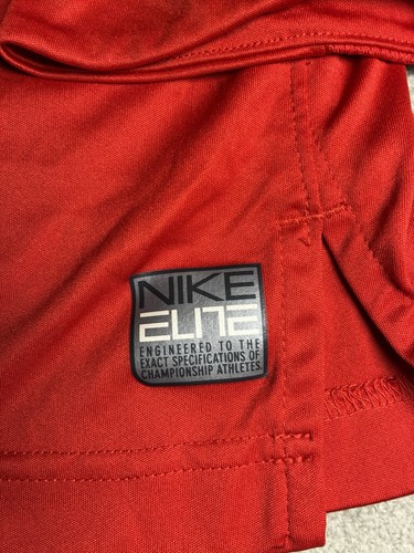 Nike Elite Hoodie Shirt Adult XL Red Dri-Fit Performance Pullover Excellent Cond - Picture 6 of 16