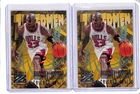 (2) Lot 1996-97 Skybox Z Force Michael Jordan #179 Bulls