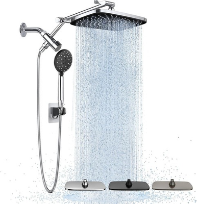 #ad Veken 15quot; Wide High Pressure Rain Shower Head Combo w Handheld amp; Extension Arm $62.99
