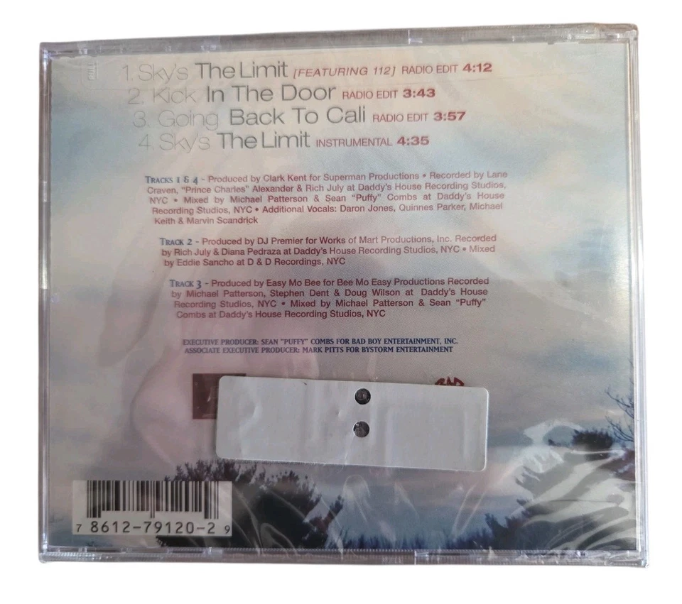THE NOTORIOUS B.I.G. - SKY'S THE LIMIT/KICK IN THE DOOR [SINGLE] NEW CD - Image 2 of 3