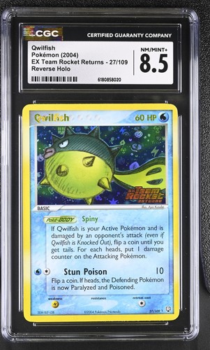 Qwilfish graded CGC 8.5 for sale on eBay