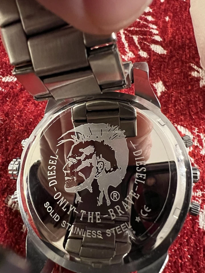 Diesel Mr. Daddy 57 mm caja de acero inoxidable en pulsera de acero DZ7314 Foto 3 de 4