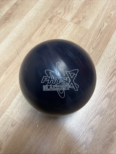 USED Storm Physix Blackout Bowling Ball 15lb | SINGLE DRILL PLUGGED