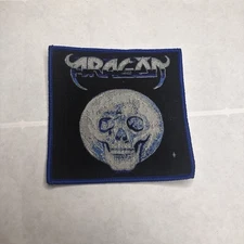 ARAGON, BLUE BORDER, 4X4 INCHES, WOVEN PATCH