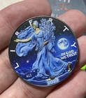1 oz Silver  .999 2022 Nighttime Silver Eagle Glow in the Dark  Number  #411/500