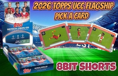  2025/26 Topps UCC Flagship - 8BIT SHORTS - Choose your Card #1-20 