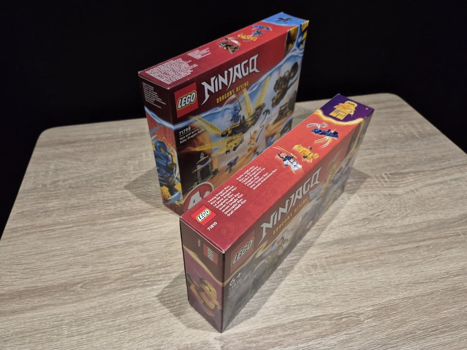 LEGO Ninjago Nya and Arin's Baby Dragon Battle 71798 + Young Dragon 71810 BNIB - Image 4 of 4