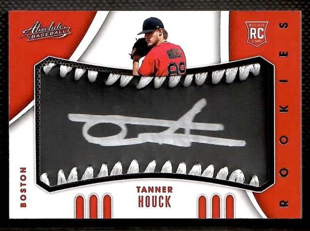 👀🔥 TANNER HOUCK # 01/99 = 1/1 RC AUTO BLACK WHITE PARALLEL 2021 ABSOLUTE SOX