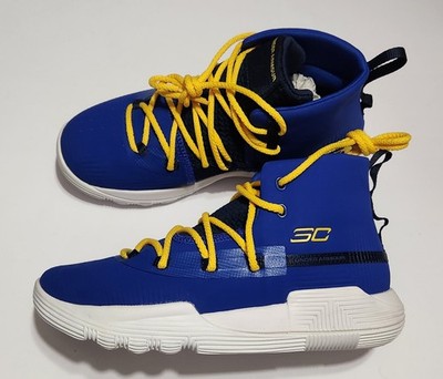 Under Armour 3020425-402 SC 3Zero II Basketball Hi-Top Shoes Sneakers 3Y