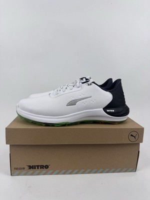 Puma Phantomcat Nitro Herren Golfschuhe Gr. UK 9 weiß schwarz fluro /32037