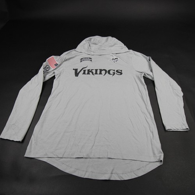 #ad Minnesota Vikings Nike NFL On Field Dri Fit Long Sleeve Shirt Men#x27;s Gray Used $37.59