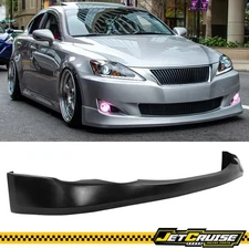 Fits 09 10 Lexus IS250 IS350 Sedan 4DR Front  Bumper Lip Spoiler V Style PU