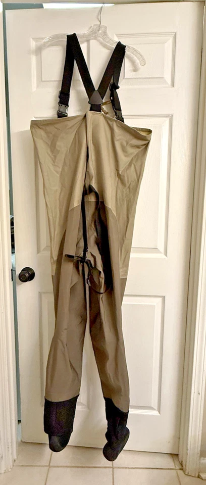 SIMMS Gore-Tex Tributary Waders Neoprene Stockingfoot Size Large Short USA - Image 2 of 4