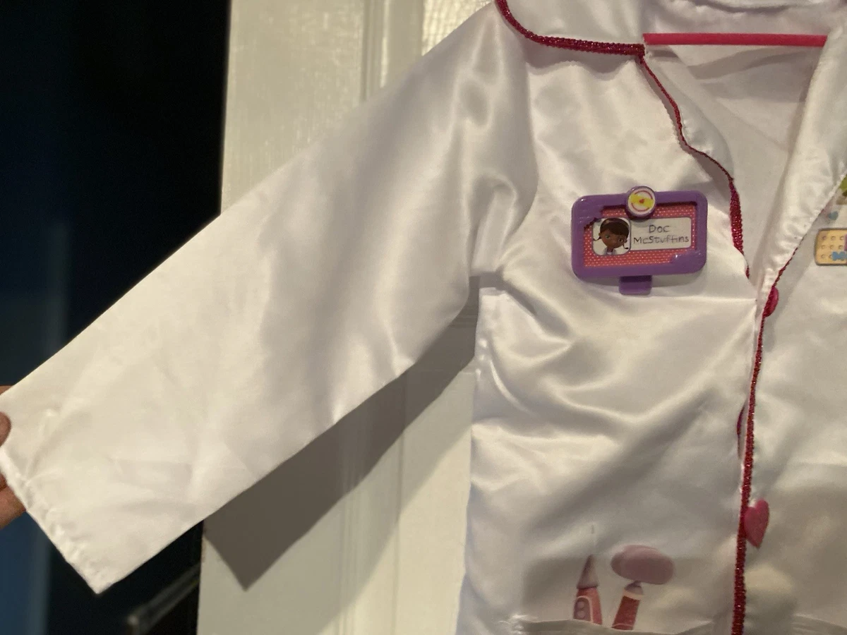 Disney Doc McStuffns Lab Coat Size 4-6x Great Condition