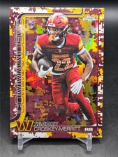 2025 Topps Chrome - Jacory Croskey-Merritt #387- Team Camo - Commanders SSP