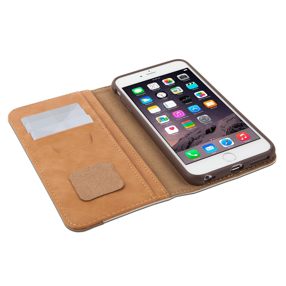 Funda Overture iPhone 6/6s Plus (Funda Cartera) - Beige Foto 4 de 4