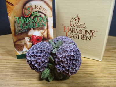 Harmony Kingdom Hydrangea HGHY Marble Resin Box Figurine Lord Byron's Garden
