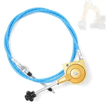 Manual Throttle Cable 2.5m Throttle Accelerator Cable Excavator Mixer