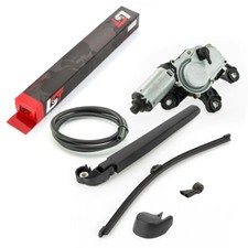 Wischermotor Heck Scheibenwischer Set Motor Spritzdüse hinten für AUDI Q5 8R