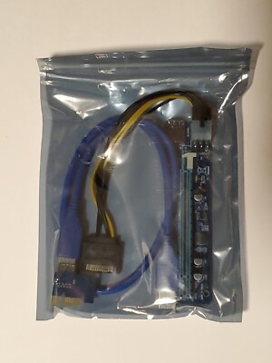 One FebSmart PCI-E Riser VER006C GPU Riser PCIE X1 to PCIE X16 Riser