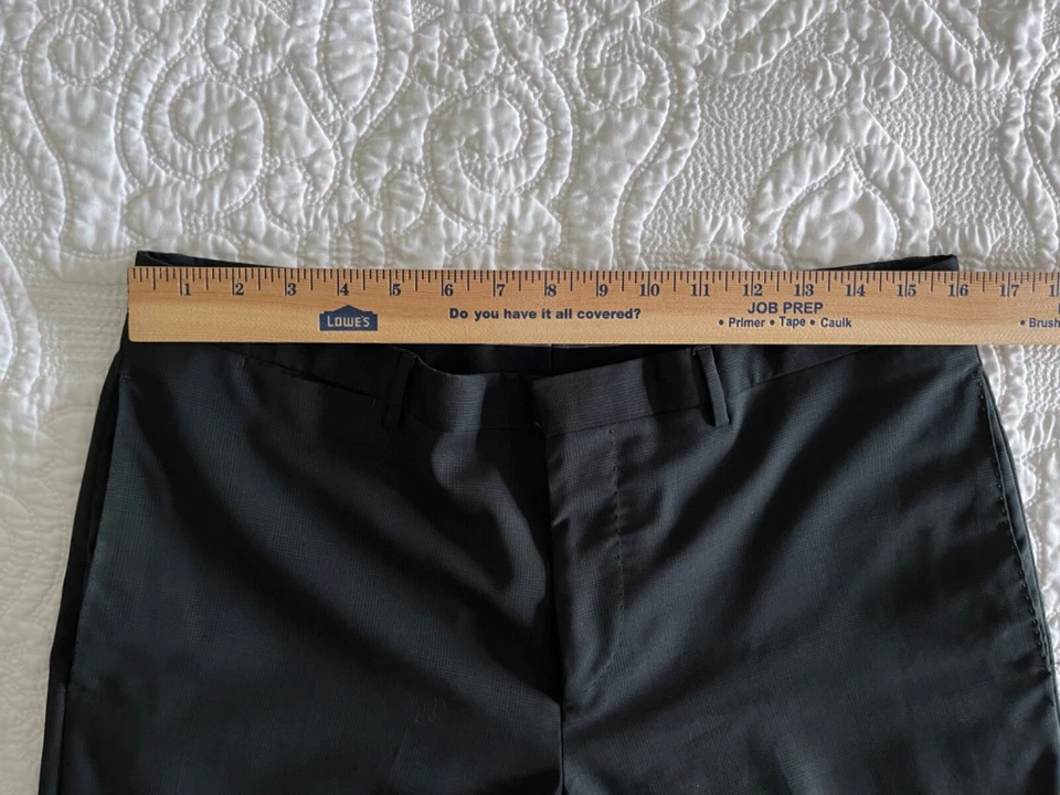 Pantalones de lana a cuadros grises a cuadros Paul Smith x Barneys 32x31" para hombre hechos en Italia Foto 4 de 4