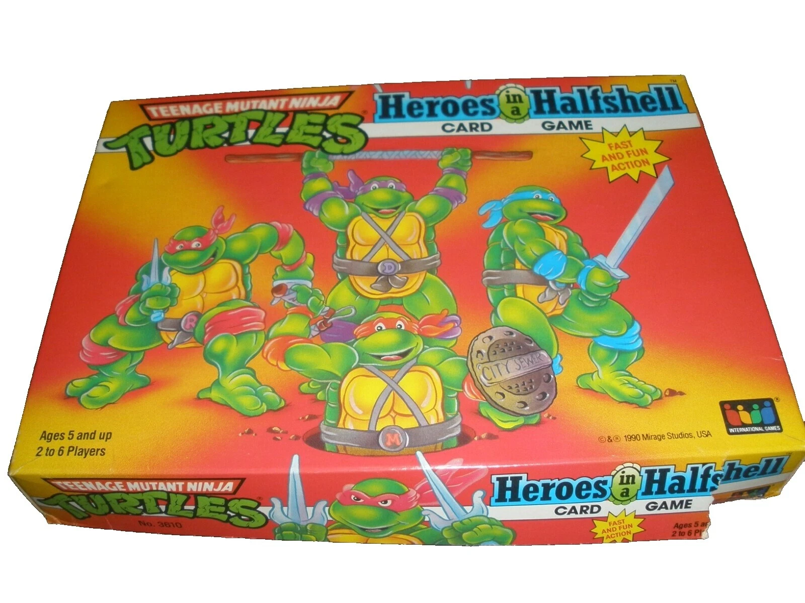 Teenage Mutant Ninja Turtles Movie & TV Vintage Manufacture Board & Traditional Games