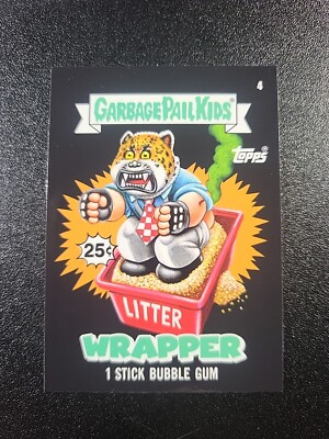 Wrapper Card #4 Tekken Video Game King Spoof Garbage Pail Kids Game Over Wave 1