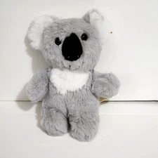 MTY International Plush Koala Bear Gray White Realistic Small 8"