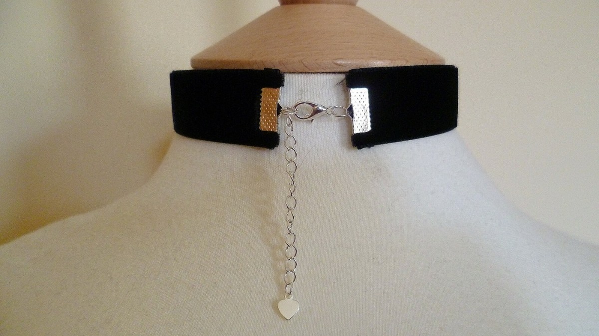 Black Velvet Cross Choker Gothic Necklace, Pick your neck Black Velvet Cross Choker Gothic Necklace, Pick your neck