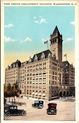 Post Office Dept Bldg Washington DC WB Postcard UNP VTG Reynolds Unused Vintage