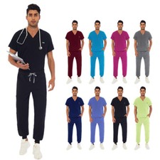 Quality Dentist Nursing Uniforms Medical Scrub Set Dental Paramedic Uniform Suit