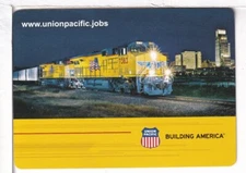 Single Railroad Playing Card "Union Pacific RR" UPRR 42, Havlir Bk, Stand